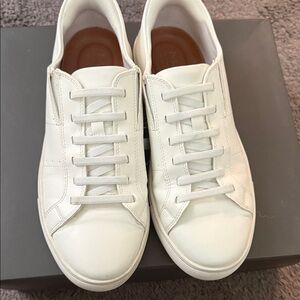 Marc Joseph White Leather Women's Sneakers
